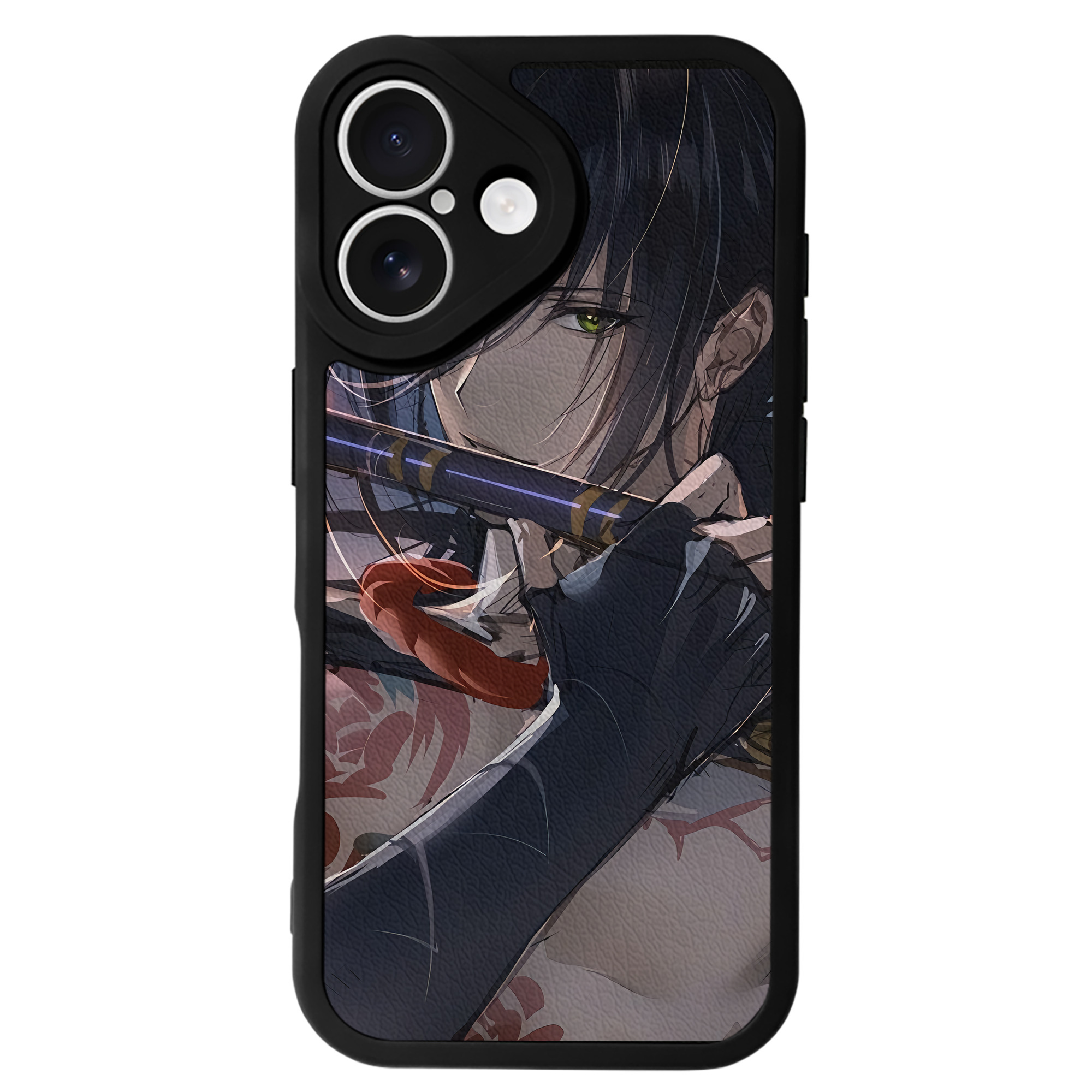 （画像用） 刀剣乱舞 Touken Ranbu 【iPhone 16シリーズ対応】シリコンスマホケース（レザー調） 材質：シリコン
